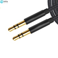 ISITA Aux Audio Cable Lossless 1PC Speaker Wire Adapter Line Car Speaker Headphone Aux Converter Car