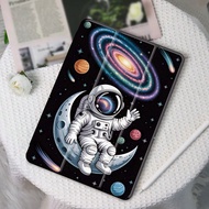 Astronaut & Planet Pattern IPad Protective Case, Compatible With IPad 9.7/10.2/10.5/10.9/12.9/Pro 11