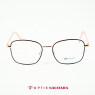 Optik Saudara - Korean Eyeglass Frames - Square Glasses F OL IRYSHA BLK|RSGLD 52