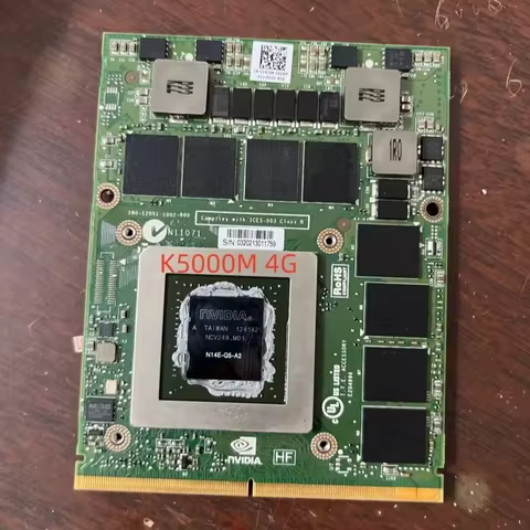 Suitable for Dell M6600 M6700 M6800 HP 8760W 8770W ZBK17 K3000M K4000M K5000M 2G 4G graphics card