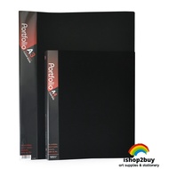 A3 File 4 Ring Binder Clear Book Holder File A4 Binder Portfolio File Refillable