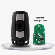 【Get the Perfect Fit】 Smart Remote Car Key for BMW X5 X6 E60 E70 E71 E87 E90 Z4 315/433/868MHz PCF79