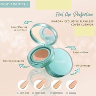 Ready to Send Wardah Exclusive Flawless Cover Cushion 15gr - Foundation - Wet Powder - Concealer Fou