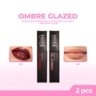 [BEST Ombre] MAKE OVER Powerstay Glazed Lock Lip Pigment D07 Hallway Ombre + D09 Skye Glaze