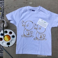 DIY Batik T shirt painting BUY 1 FREE 1 + FREE Online Tutorial for learning Malaysian Batik Making