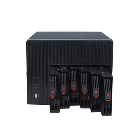 TOPLOONG Mini Nas Storage Server 3.5" Hard Disk Hot Swap Home Storage NAS Storage Server Support 6 S