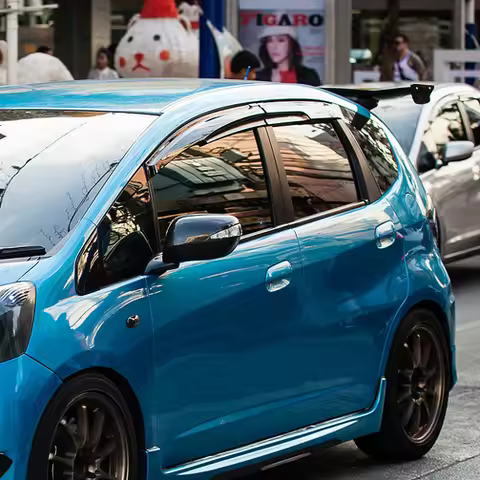 Acrylic PMMA Side Window Deflector Weather Shield Visor Rain Eyebrow Shelter Fits 2008-2013 Honda FI