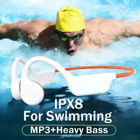Bone Conduction Exercise Earphone Portable IPX8 Waterproof Swimming Wireless Bluetooth Headset Outdo