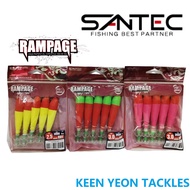 SANTEC RAMPAGE HIGH POTENTIAL VERSATILE SQUID JIG LURE (3668)