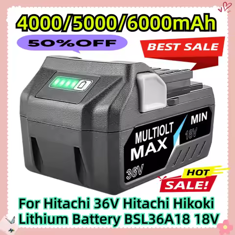 For Hitachi 36V Hitachi Hikoki Lithium Battery BSL36A18 18V