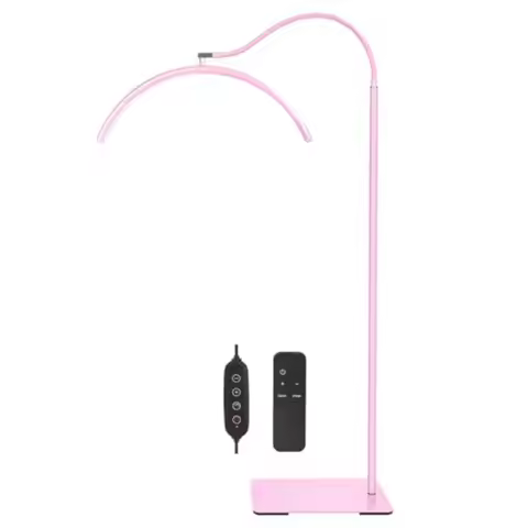 Half Moon Lash Light LED Floor Lamp for Eyelash Extensions Tattoo Nails and Estheticians 3 Color Tem