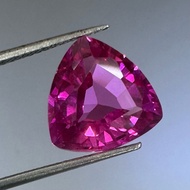 Beautiful Pink Sapphire 7.38 Carat 1 Pieces Lab Gems-Trillion 12.25x12.25x12 mm