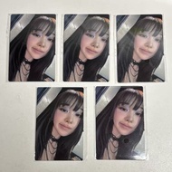 Aespa mini 6 series back Shanghai long pain flash small card Giselle single card Giselle peripheral 