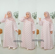 Gamis Anak Perempuan Silk Maxmara Premium / Dress Lebaran Terbaru 2025