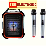 HARPMAN 6.5" Portable Speaker (W / 2.H.H @ 1.H.H/ Bluetooth / USB / LED) (HPT-X50)