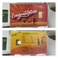 Gold Bar Public Gold 0.5g Congratulations