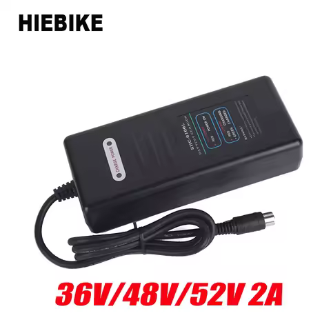 Electric Bicycle Charger 36v/48v/52v 2A AU/EU/US/UA Ebike Battery Charger with DC2.1 Socket for 36/4