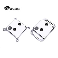 Bykski CPU Water Block Use for INTEL LGA1700/1800/1200/115X/2011 / 13900KS /AMD Ryzen 9 Ryzen 7 Ryzen 5 Ryzen 3 /AM5 AM4 0.08mm Microchannel Water Cooler Radiator CPU-XPR-B-I/M-D