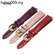 Suitable for Titan Watch Strap Genuine Leather Soft Colorful Belt Unisex Watch Strap Pin Buckle Accessories 18 20mm