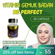 SUPER MUJARAB🔥🔥 VITAMIN GEMUK ORIGINAL HQ 💯 UBAT GEMUK BERKESAN [30 KAPSUL] UBAT GEMUK WEIGHT GAIN S