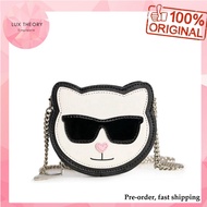 Pre-order: Karl Lagerfeld Karl Zip Around Wallet In Black/Silver
