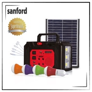 Sanford Multi Functional Rechargeable Power Station With Solar Panel USB Charging Device SF4999PS BS