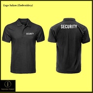 Microfiber Quick dry Jersi Jersey Polo T Shirt Logo Sulam Embroidery Security Sekuriti Uniform 05 Dr