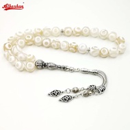 Tasbih Natural Eye's Agate stone muslim misbaha prayer bead islamic accessories on hand turkish jewelry 33 rosary beads bracelet