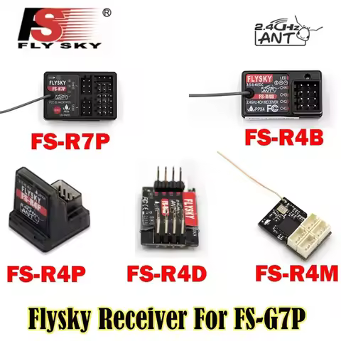 Flysky 2.4G ANT Protocol Receiver PWM Single Antenna FS-G7P Remote Control FS-R7P FS-R4P FS-R4D-ESC 