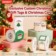 NIIMBOT B1/B1Pro/B2Pro/B2/B21Pro/B21/B31 Christmas Label Stickers Waterproof For Business &