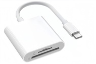 USB C SD Card Reader Type C SD Card Reader Supports SD and MicroSD Memory Card Adapters