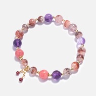 化太歲 | 超級七紅紋石14K包金水晶手鍊 超七 Super Seven