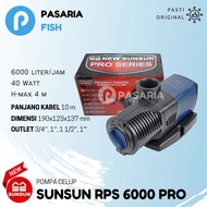 NEW SUNSUN RPS6000/RPS 6000 PRO Pompa Celup Kolam Air Ikan Submersible