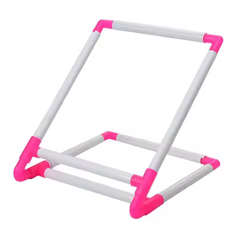 Rectangle Plastic Clip Embroidery Frame Hoop Stand Holder Easy Operation Cross Stitch Supplies - 30x