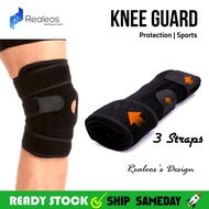 Realeos Compression Patella Knee Pads Stabilizer Support Protect Guard Pain Relieve Sokongan Lutut K