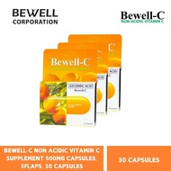 Bewell-C Non- Acidic Vitamin C supplement 500mg Capsules, 3Flaps, 30 capsules