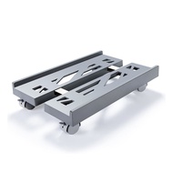 Adjustable Mobile CPU Stand Ventilated Computer Tower Stand PC Tower Stand with 4 Caster Wheels Fits