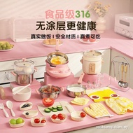 Mini Kitchen Real Cooking Full Set Real Cooking Can Eat Kitchenware Girls Teaching Aids Birthday Gif