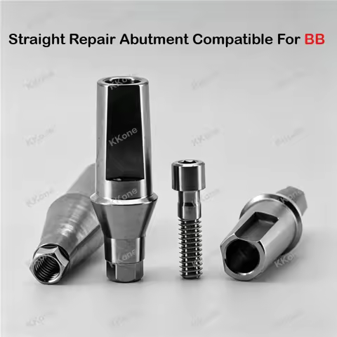 10Pcs High Precision Straight Repair Abutment Compatible For BB Implant System Dental Lab Restoratio