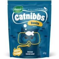 $1 OFF (Exp 23Jul26): Happi Skippi Catnibbs Bonito Cat Treats 60g