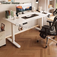 Timber home gaming table adjustable study table Meja gaming office table Meja komputer Meja belajar
