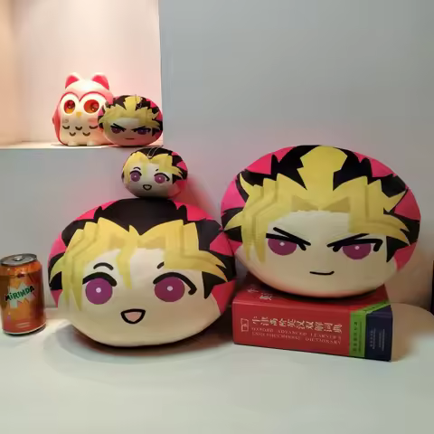 Yu-Gi-Oh! Round Omanjuu Niginigi Plush Keychain - Yugi Muto, Atem, Kaiba, Joey Wheeler, Bakura, Mari