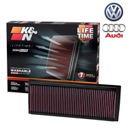 K&N Engine Air Filter 33-2865 Vw Golf GTI MK5 MK6/Scirocco 1.4 2.0/Jetta 1.4/Tiguan Mk1/Passat B6 B7