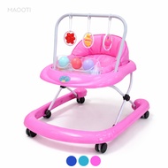 Multifunctional Walker For Baby Adjustable Height Baby Walker With Music Push Walker
