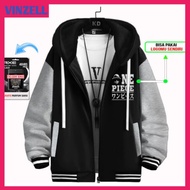 One PIECE BASEBALL ZIPPER HOODIE JACKET OVERSIZE S-6XL (7XL) ORIGINAL BASEBALL BOMBER HOODIE SWEATER