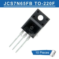 10pcs JCS7N65FB TO-220F JCS7N65 7N65 TO220F 7A/650V MOSFET Transistor new original