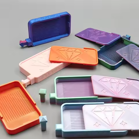 Diamond Boat Shaped Point Diamond Painting Tray Painting Pen Tray Storage Box Tools Accessories Diam