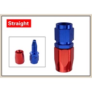 STRAIGHT ALUMINUM BRAIDED HOSE FITTING AN6