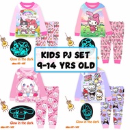Cuddle Me 9-14 Years Old Kids Pyjamas / Glow in the Dark Children Sleepwear / Kids Pajamas Set