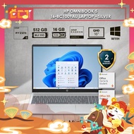 HP OmniBook 5 16-BC1009AU Laptop (R5-8540U 4.9GHz,16GB D5,512GB SSD,ATI,16" 2K,W11,H24+M365) - Silve